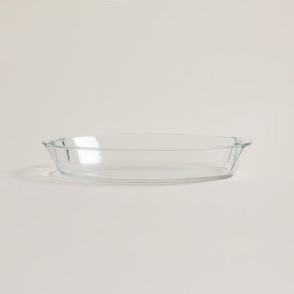 Fuente de vidrio templado oval 39x27,5 cm