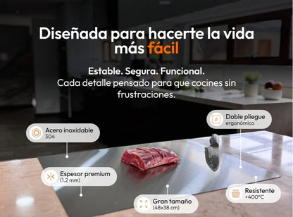 Tabla de Cortar de Acero Inoxidable