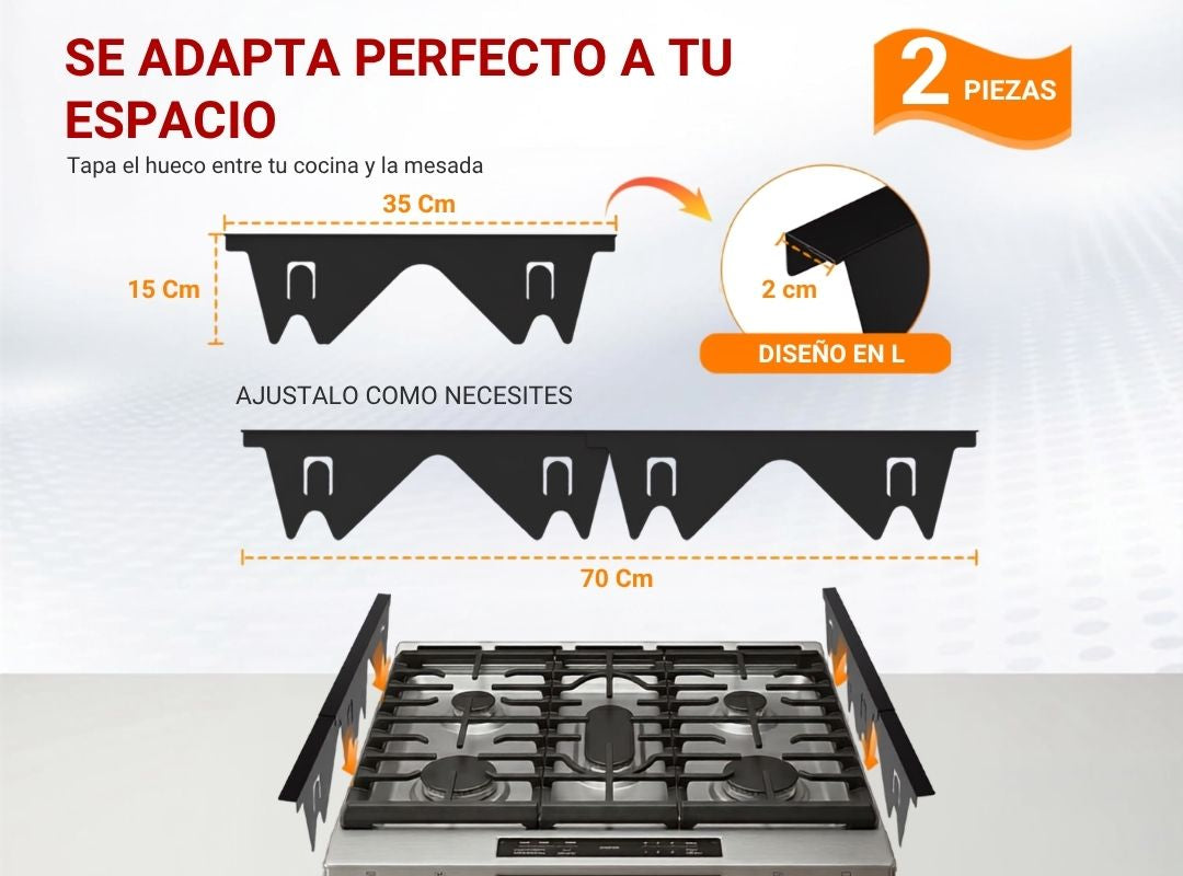 Cubre ranura horno y mesada