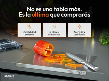 Tabla de Cortar de Acero Inoxidable