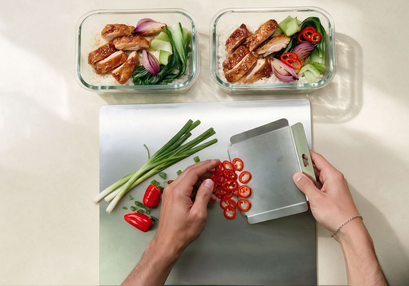Tu comida en Materiales nobles.